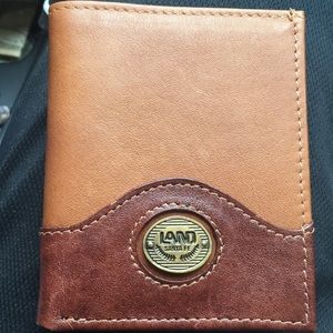 Land (Santa Fe) Tan and Brown Leather Wallet